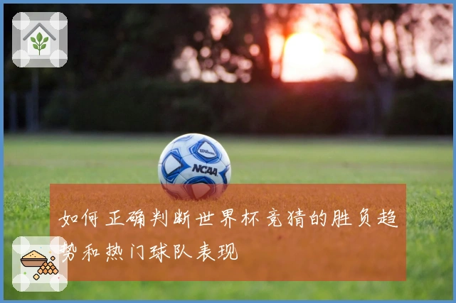 如何正确判断世界杯竞猜的胜负趋势和热门球队表现
