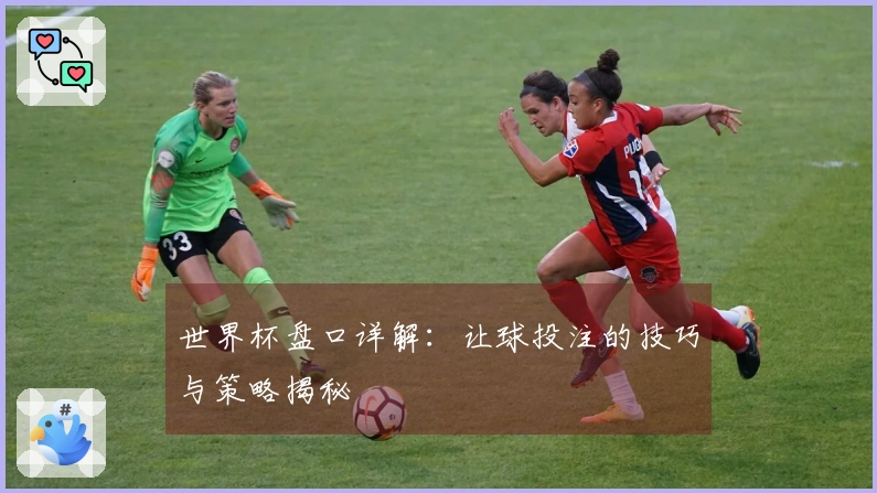 世界杯盘口详解：让球投注的技巧与策略揭秘